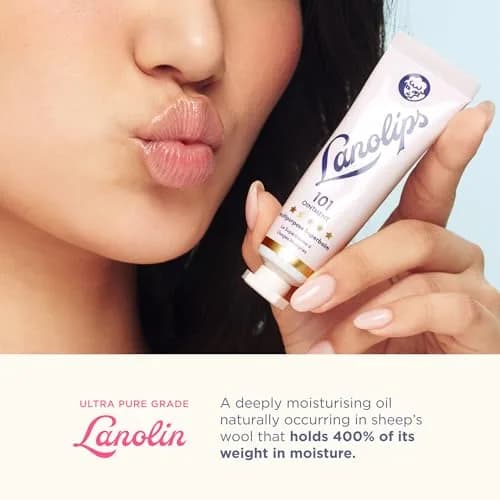 Lanolips 101 Ointment Multipurpose Balm 0.52 oz (15g) | Pure Lanolin for Dry Lips & Skin thumbnail 4