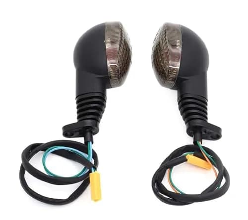 motoparty Motorcycle Turn Signals for Kawasaki Ninja 250R EX250R 2008-2012, Smoke Shell LED Indicators (Front/Rear) thumbnail 6