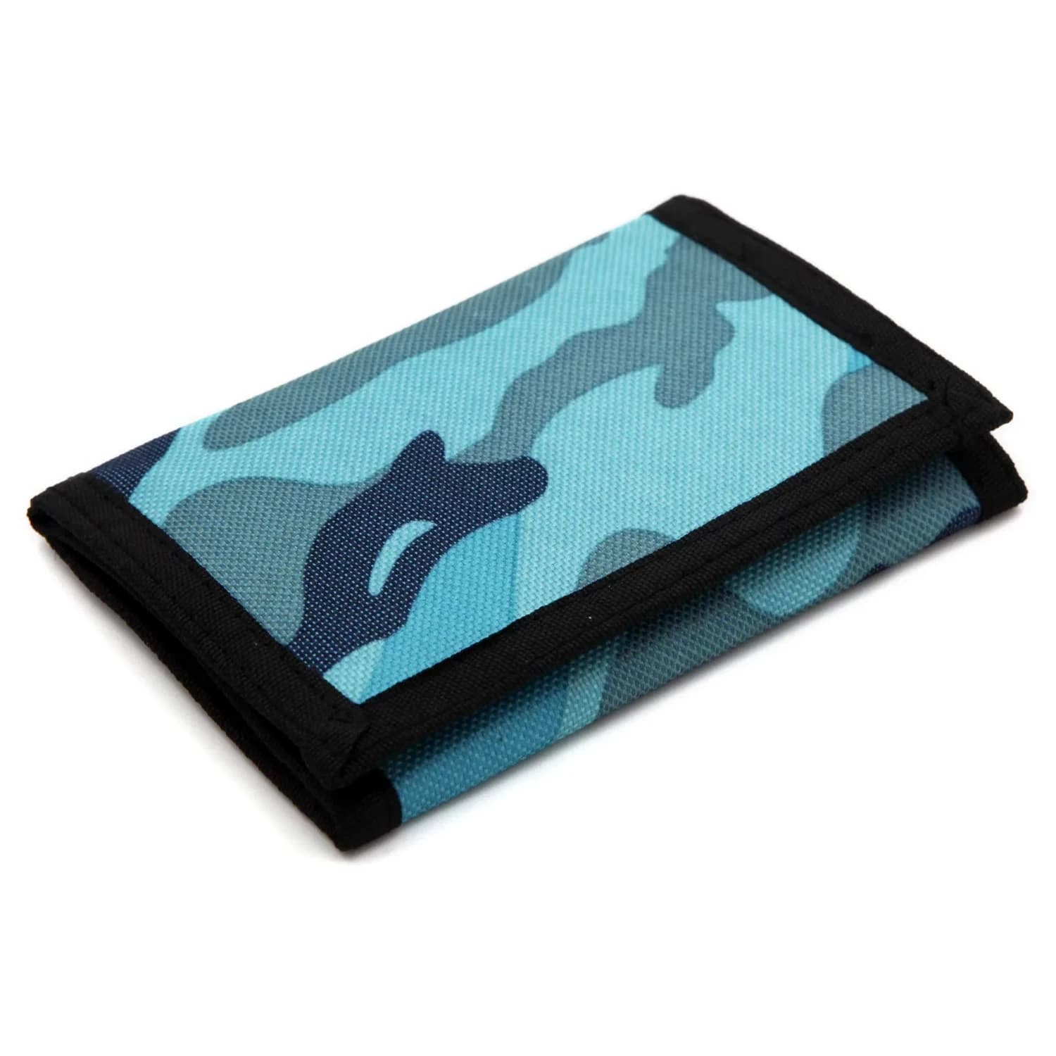 JONYEE Kids Camo Wallet with RFID Blocking | 11.9 cm (4.7 in) | Hook & Loop Closure