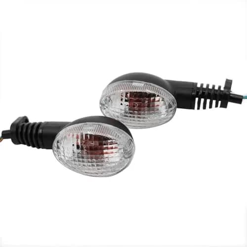 motoparty Motorcycle LED Turn Signal Indicators for Kawasaki Ninja 250R EX250R 2008-2012, Clear Lens (Front/Rear) thumbnail 7