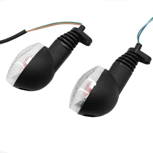 motoparty Motorcycle LED Turn Signal Indicators for Kawasaki Ninja 250R EX250R 2008-2012, Clear Lens (Front/Rear) thumbnail 9