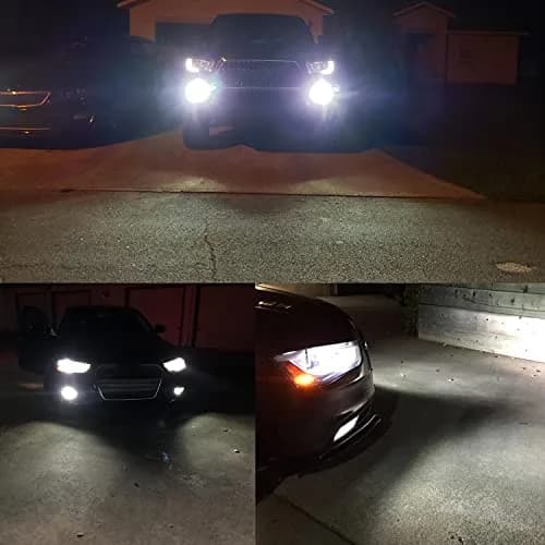Alla Lighting 5202 PS19W LED Fog Light Bulbs 2800Lms 6000K Xenon White | Plug-and-Play Replacement for DRL & Fog Lights thumbnail 2