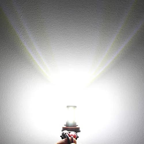 Alla Lighting HB4 9006 LED Fog Light Bulbs 6000K Xenon White 2800 Lumens (2-Pack) | Super Bright 12V Auto Replacement thumbnail 7