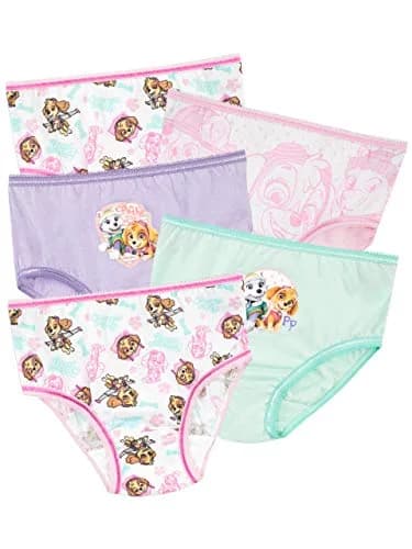 Paw Patrol Girls' Skye and Everest Underwear Size 6 | Multicolored, Cotton, Breathable thumbnail 1