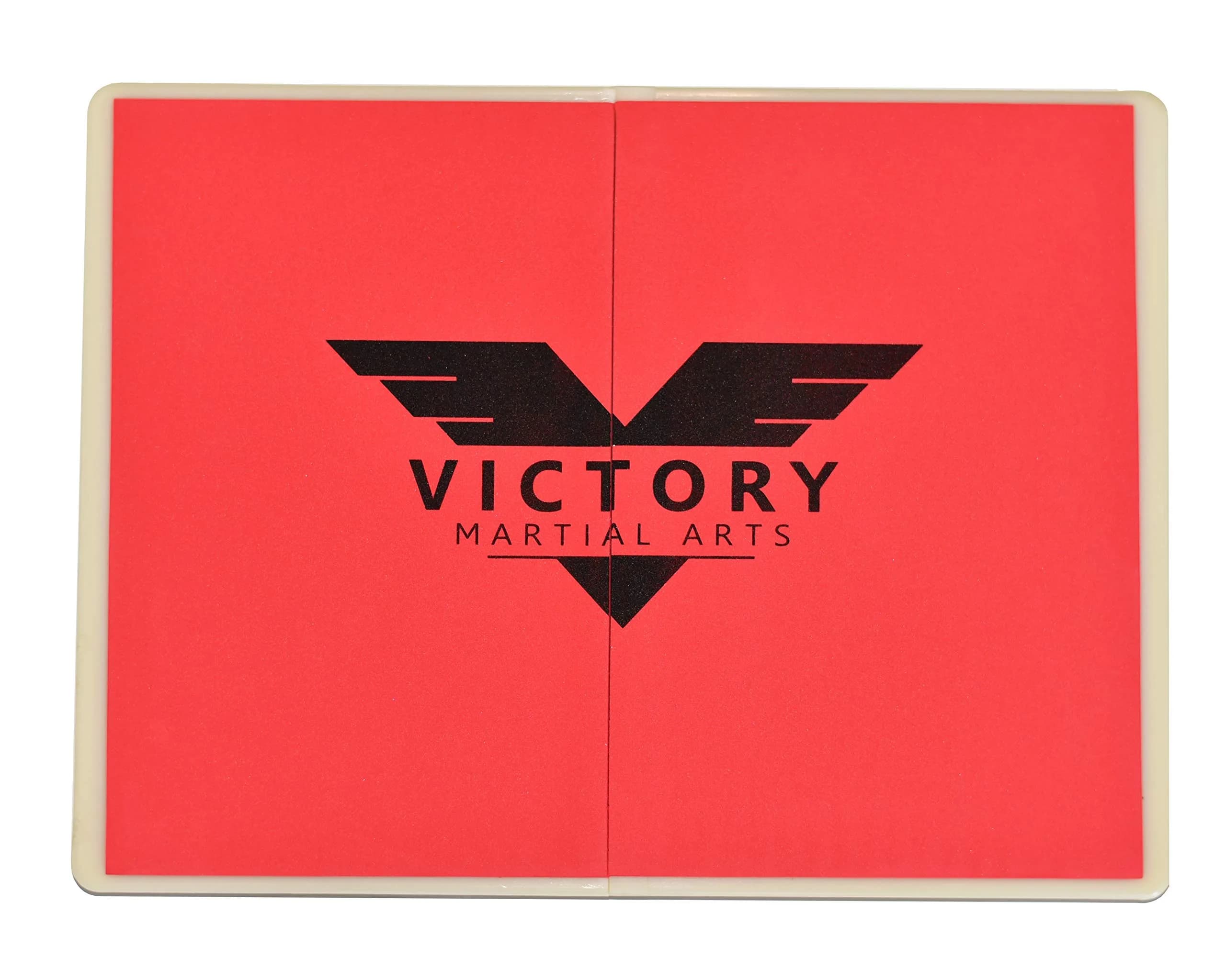 Victory Martial Arts Premium Rebreakable Boards Set of 4 | High Impact Plastic for Taekwondo & Karate Training — Red (0.40")