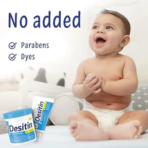 Desitin Daily Defense Diaper Rash Cream with Zinc Oxide 121.7 ml (4.8 oz) | Hypoallergenic Skin Protectant thumbnail 5