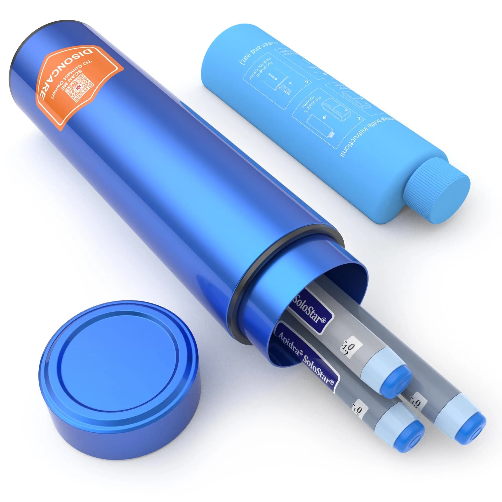 DISONCARE Odyssey Insulin Pen Cooler Travel Case 60H Cold 165cc (5.5 fl oz) | TSA Approved for Travel - main product image