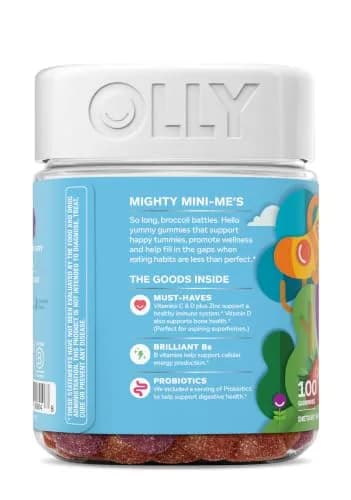 OLLY Kids Multivitamin & Probiotic Gummy, Berry Flavored 100 Count | Digestive Support with Vitamins A, C, D, E, B, Zinc thumbnail 9