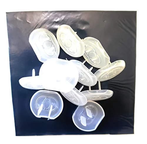 Angel of Mine Outlet Plugs 12 Pack | Clear Plastic Safety Covers thumbnail 4