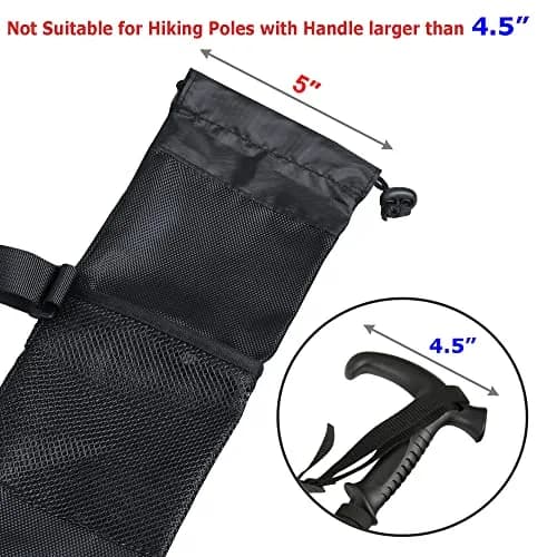 Cosmos Trekking Poles Carry Bag 28x5 inches | Water-Resistant Storage for Hiking Poles thumbnail 3
