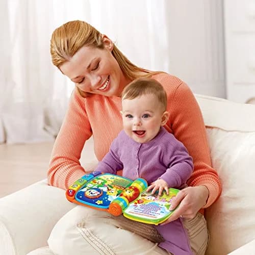 VTech Musical Rhymes Book, Red | Interactive Electronic Learning Toy for Babies 6-36 Months thumbnail 4