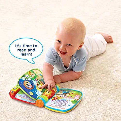VTech Musical Rhymes Book, Red | Interactive Electronic Learning Toy for Babies 6-36 Months thumbnail 5