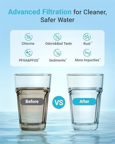 AQUA CREST LT1000PC Refrigerator Water Filter and Air Filter 3 Combo | NSF Certified for Purity thumbnail 5