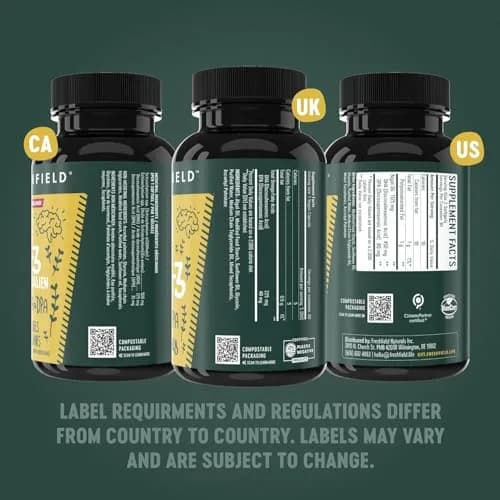 Freshfield Vegan Omega 3 Algae Oil Softgels 60 Count (1800 mg DHA/DPA) | Supports Heart, Brain, Joint Health thumbnail 8