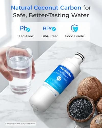 Waterdrop ADQ747935 Refrigerator Water Filter and Air Filter 3 Combo | NSF Certified for Purity thumbnail 5