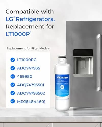 Waterdrop ADQ747935 Refrigerator Water Filter and Air Filter 3 Combo | NSF Certified for Purity thumbnail 2