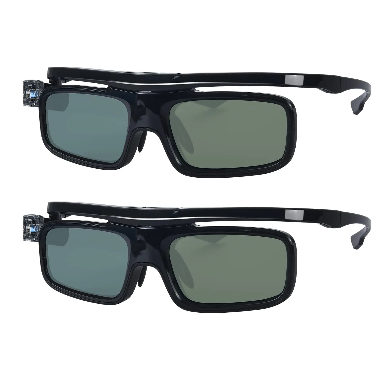 EKYLIN Active Shutter 3D Glasses for DLP-Link Projectors - Pack of 2 (34.5g)