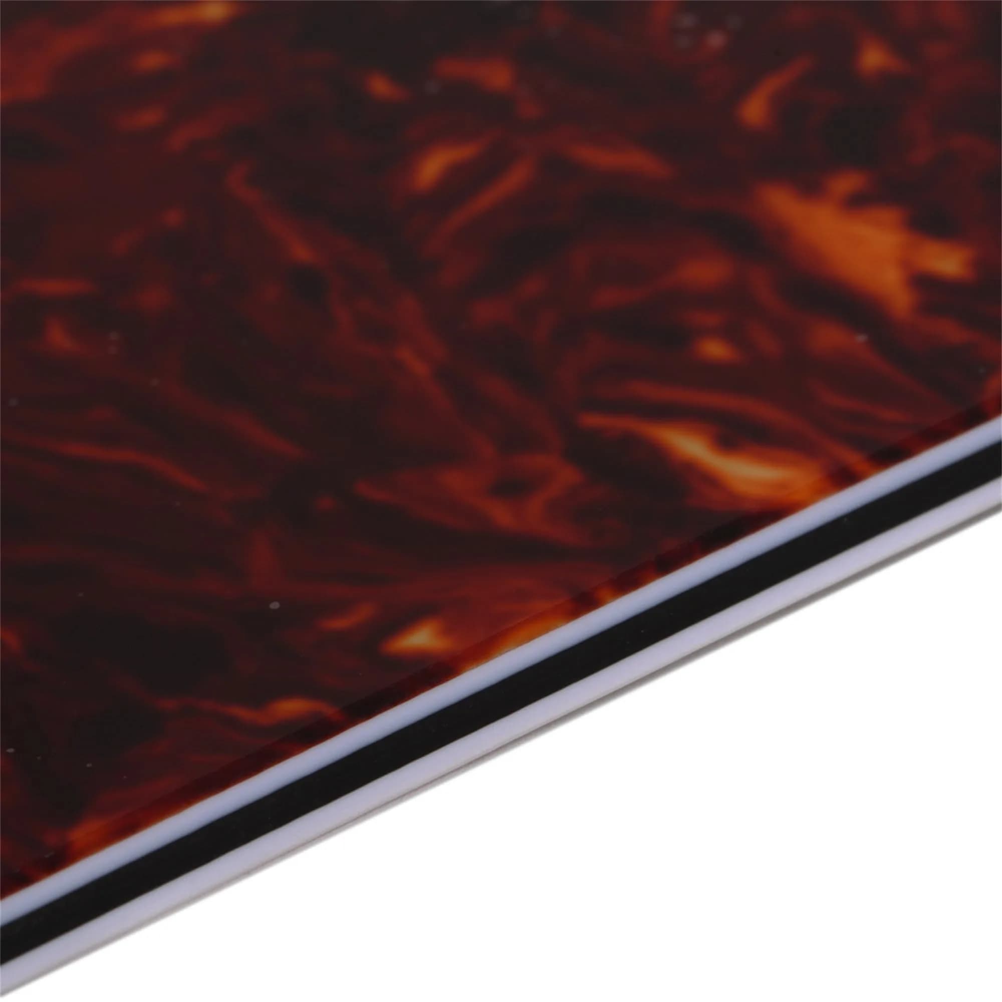 Musiclily Pro 11-Hole HSS Modern ST Guitar Pickguard 4Ply Tortoise Shell thumbnail 4