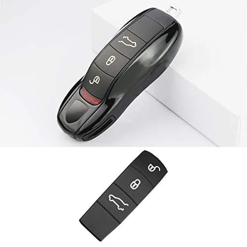 Jaronx Keyless Entry Remote Key Button Cover for Porsche Cayenne/Macan | Black Rubber Protector thumbnail 7
