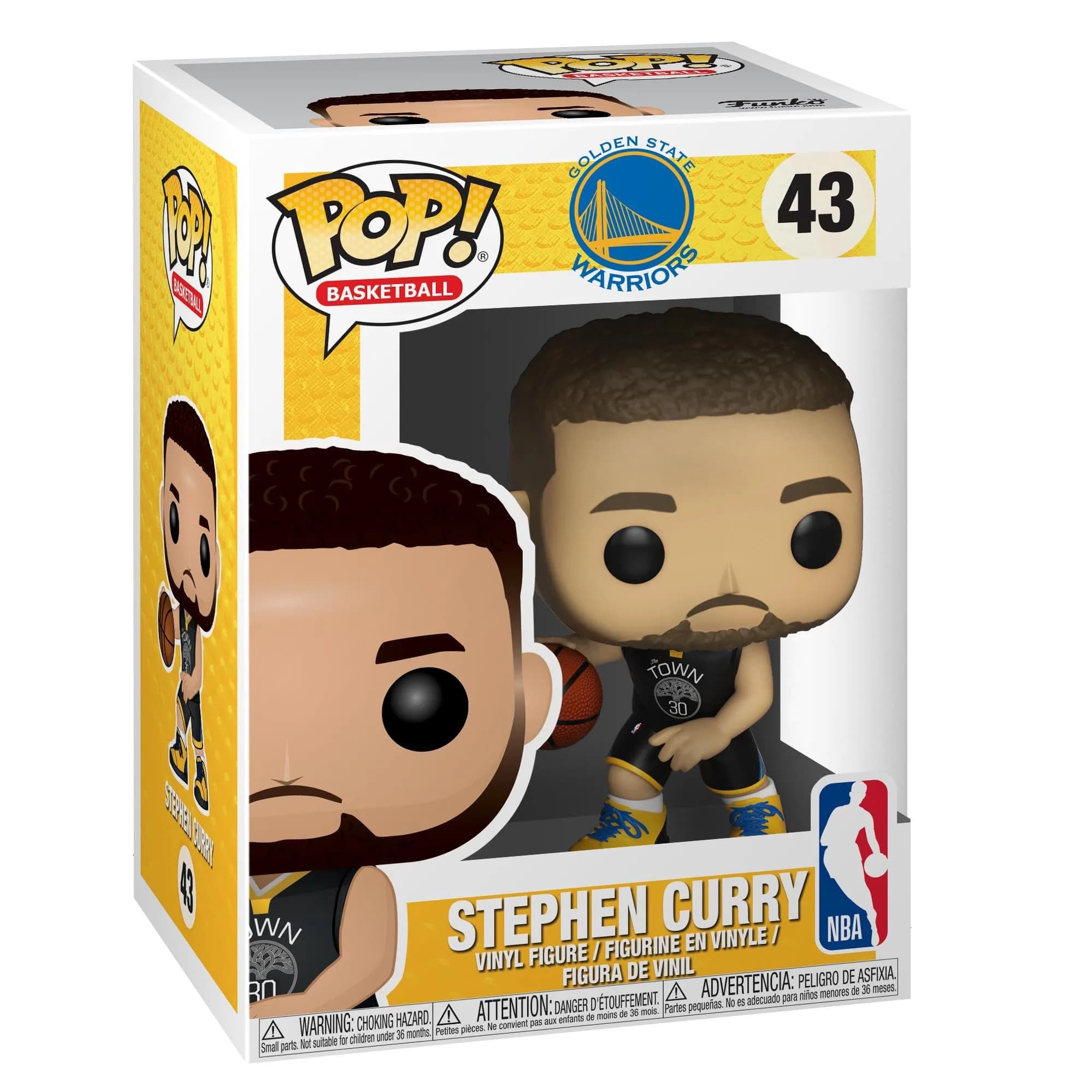 Funko POP! NBA: Stephen Curry | 3.75-inch Vinyl Figurine for NBA Fans & Collectors - main product image