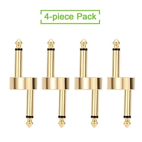 OTraki Z Type Guitar Pedal Connector 4 Pack Gold | Space-Saving Copper Pedal Coupler thumbnail 6