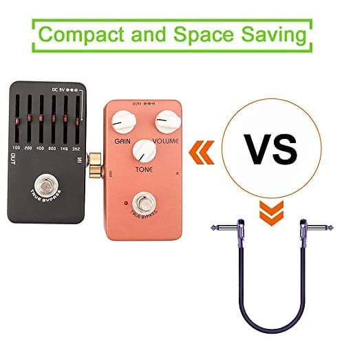OTraki Z Type Guitar Pedal Connector 4 Pack Gold | Space-Saving Copper Pedal Coupler thumbnail 2