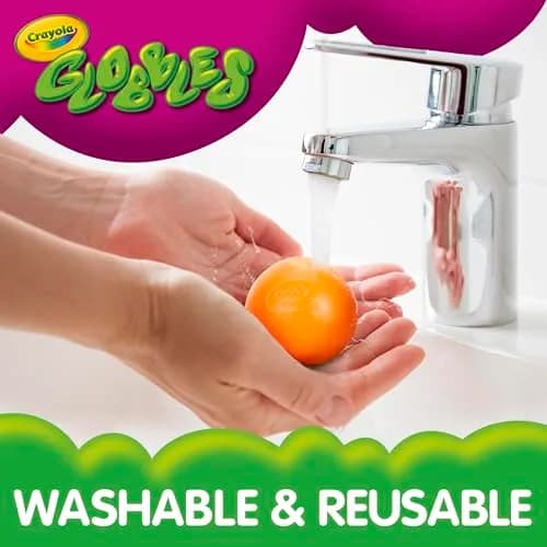 Crayola Globbles Sticky Stress Ball 6ct | Non-Toxic Sensory Toy for Kids & Adults thumbnail 4