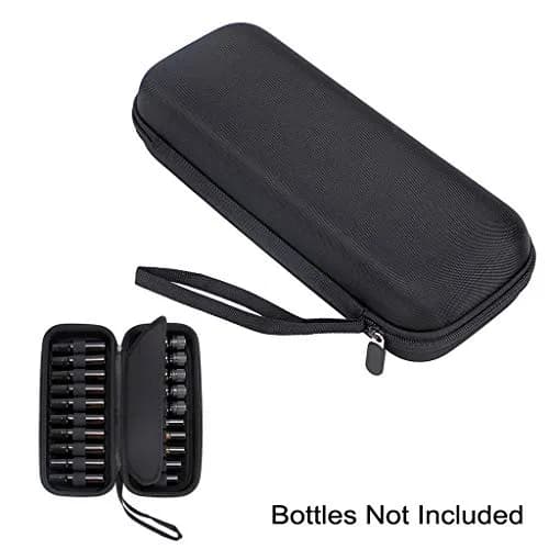 Hipiwe EVA Essential Oils Carrying Case Organizer for 20Pcs 5ml 10ml Bottle | Water-Resistant, Lightweight & Compact thumbnail 2