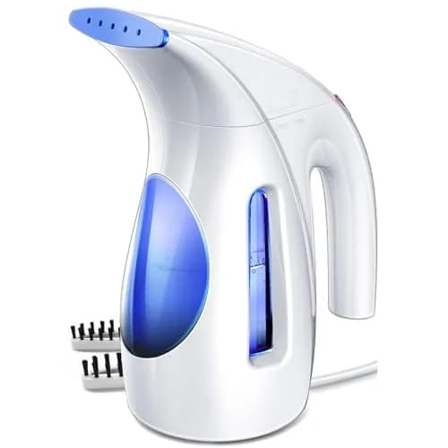 HiLIFE Garment Steamer 240ml | Portable Handheld 700W, Strong Penetrating Steam, Removes Wrinkles, for Home & Office (ONLY FOR 120V) — Blue