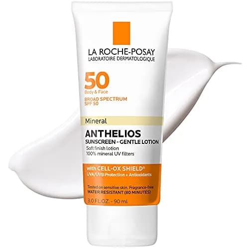 La Roche-Posay Anthelios Mineral Sunscreen SPF 50 Gentle Lotion 75ml (2.5 Fl Oz) | Broad Spectrum UVA/UVB Protection thumbnail 1
