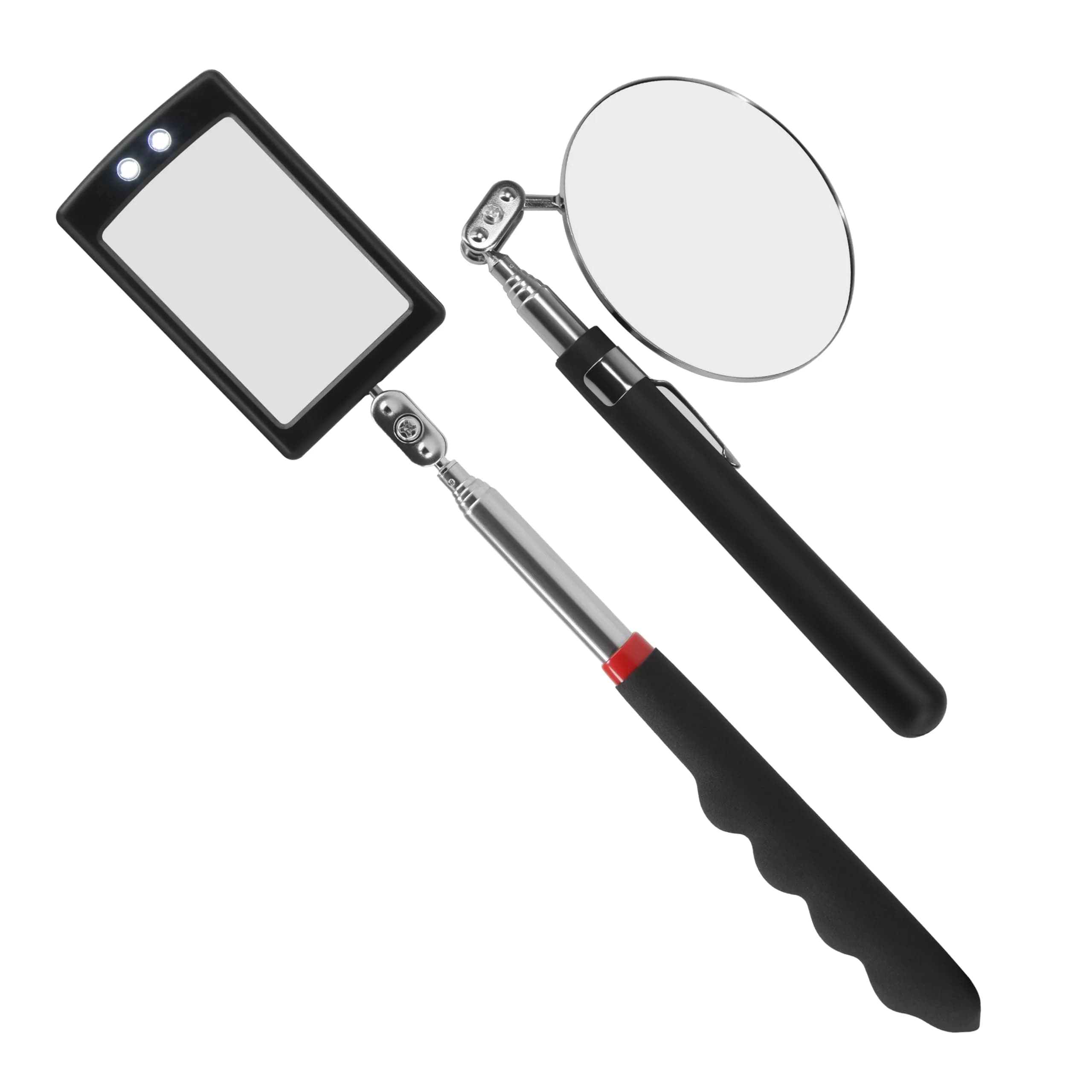 Enbar Telescopic Inspection Mirror 68cm (26.6 in) | 360° Rotating Head for Hard-to-Reach Areas
