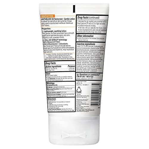 La Roche-Posay Anthelios Mineral Sunscreen SPF 50 Lotion 81ml (2.74 Fl Oz) | Broad Spectrum UVA/UVB Protection thumbnail 8