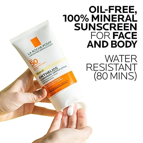 La Roche-Posay Anthelios Mineral Sunscreen SPF 50 Lotion 81ml (2.74 Fl Oz) | Broad Spectrum UVA/UVB Protection thumbnail 2