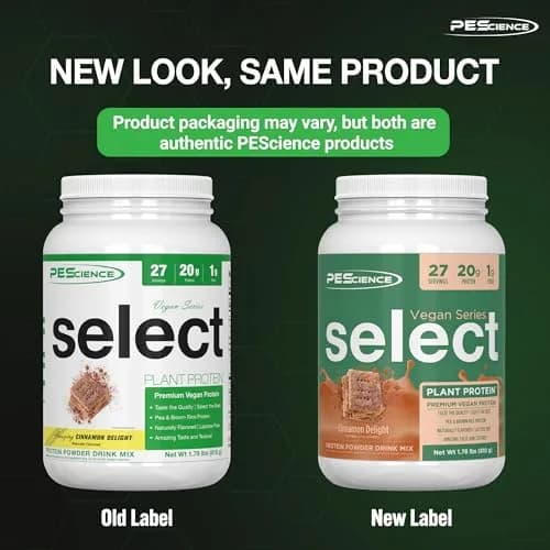 PEScience Select Vegan Protein Powder Cinnamon Delight | Plant-Based, Dairy & Gluten Free, 27 Servings thumbnail 2
