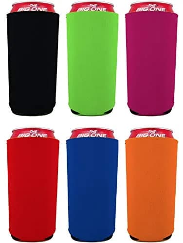 Coolie Junction Neoprene 24 oz. Can Coolie | Collapsible, Keeps Drinks Cold & Hands Dry thumbnail 1
