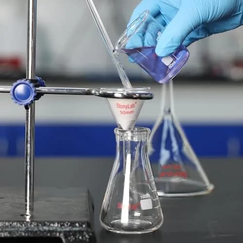 stonylab 2000 ml Narrow Mouth Erlenmeyer Glass Flask | Heavy Duty Rim, 2 L, Borosilicate thumbnail 8