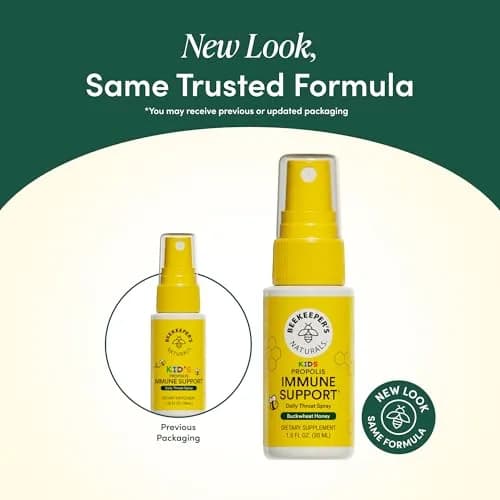 Beekeeper's Naturals Kids Propolis Throat Spray 30ml (1 Fl Oz) | Natural Immune Support & Sore Throat Relief thumbnail 7