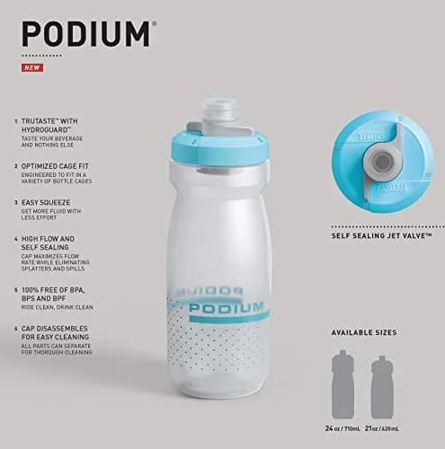 CamelBak Podium Water Bottle 710ml (24oz) | Fast Hydration for Cyclists thumbnail 6