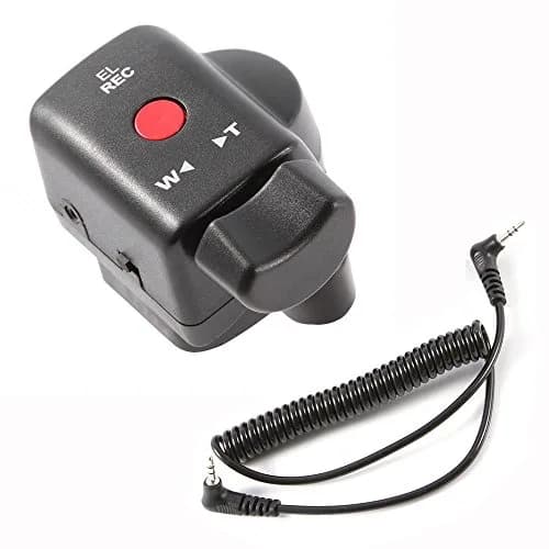 Hersmay Wired Zoom Control Remote with 2.5mm Jack Cable for Sony & Panasonic LANC Camcorders | 70cm Cable thumbnail 1