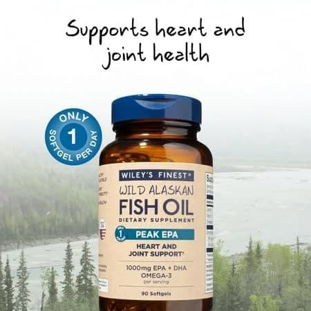 Wiley's Finest Wild Alaskan Fish Oil Peak EPA 90 Count | 1000mg Omega-3 Support thumbnail 6