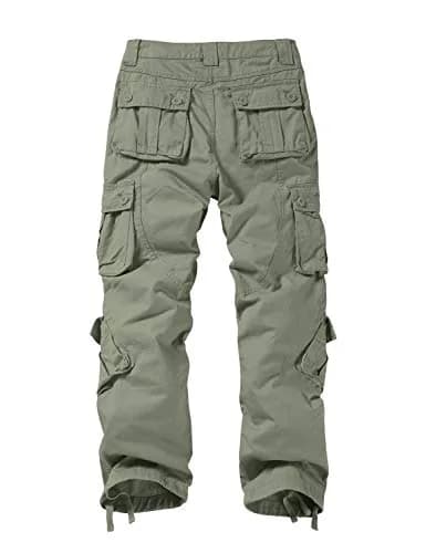 Match Men's Wild Cargo Pants Light Green 32 | Casual Comfort & Durability thumbnail 6