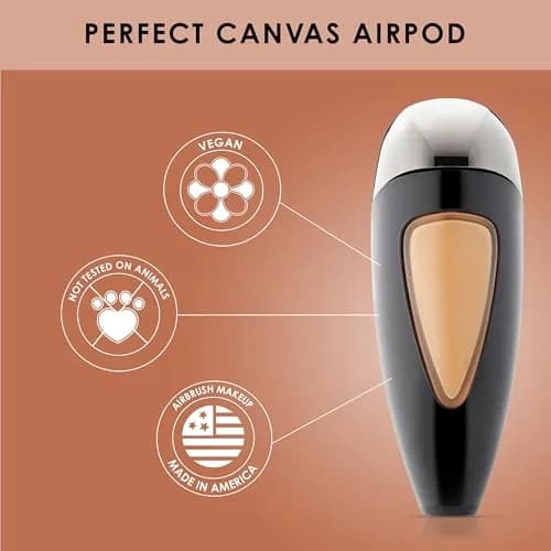 TEMPTU Perfect Canvas Airbrush Foundation 2.5C Cream 12.15ml (0.41 Fl Oz) | Hydrating, Long-Wear, Semi-Matte Finish thumbnail 2