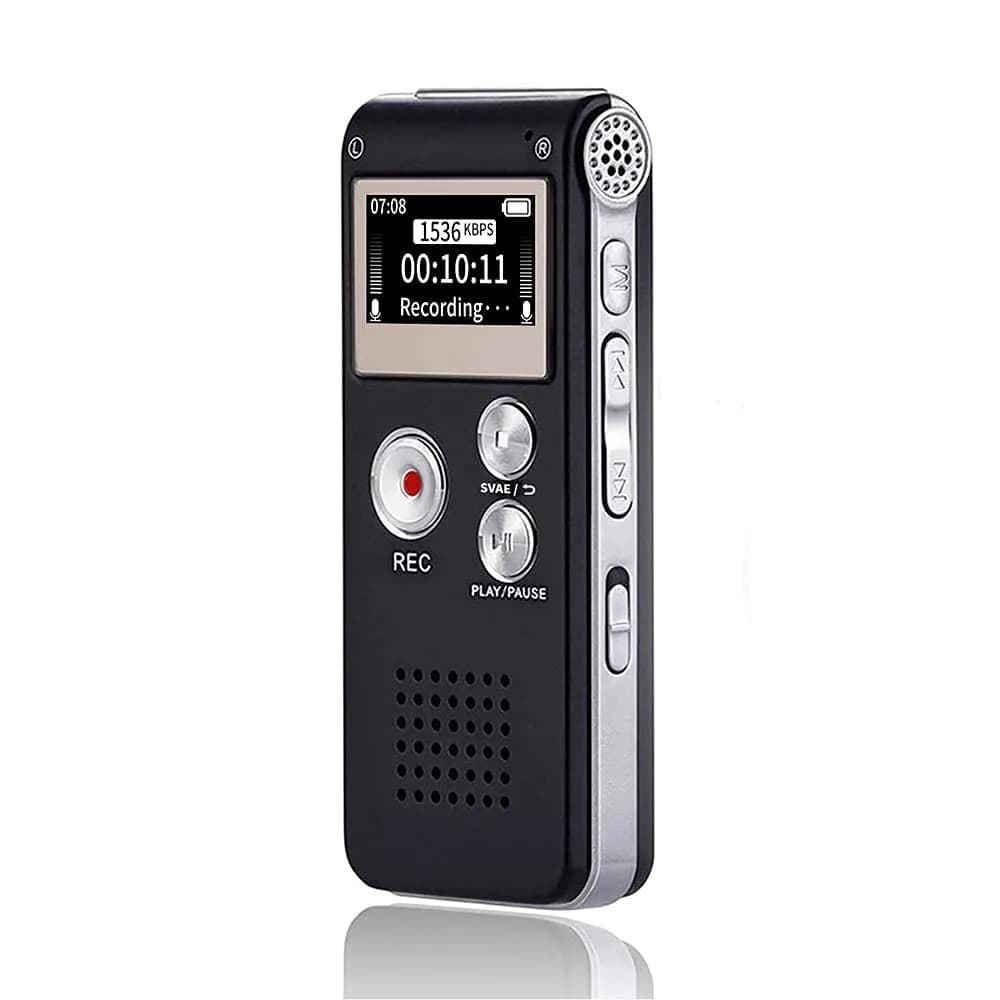Sunlan Digital Voice Recorder 16GB | Clear Audio & Long Battery (70-120c) - main product image
