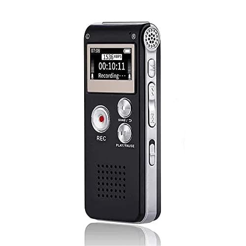 Sunlan Digital Voice Recorder 16GB | Clear Audio & Long Battery (70-120c) thumbnail 1