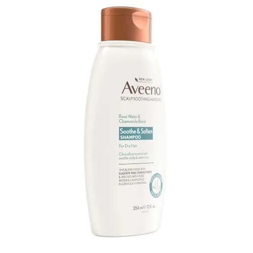 Aveeno Rose Water & Chamomile Shampoo for Dry Hair 12 fl oz | Hydrating, Gentle & Sulfate-Free thumbnail 6