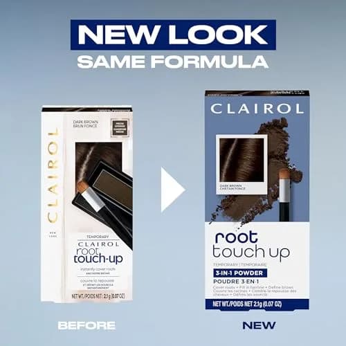 Clairol Root Touch-Up Powder Medium Brown Pack of 3 | Instant Gray Coverage for Roots and Brows thumbnail 2