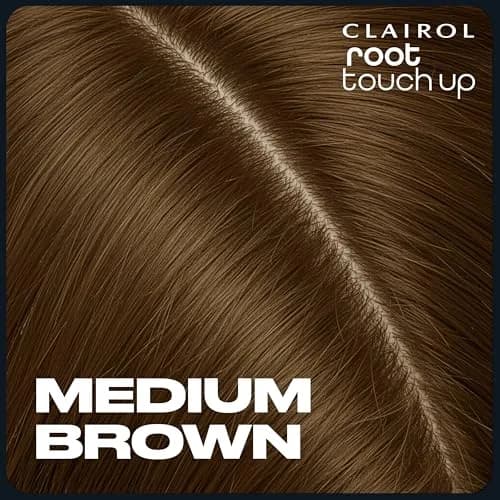 Clairol Root Touch-Up Powder Medium Brown Pack of 3 | Instant Gray Coverage for Roots and Brows thumbnail 4