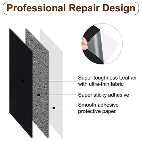 Numola Leather Repair Patch, 8×11 Inch Self-Adhesive Beige | Waterproof, Strong & Easy to Use thumbnail 3