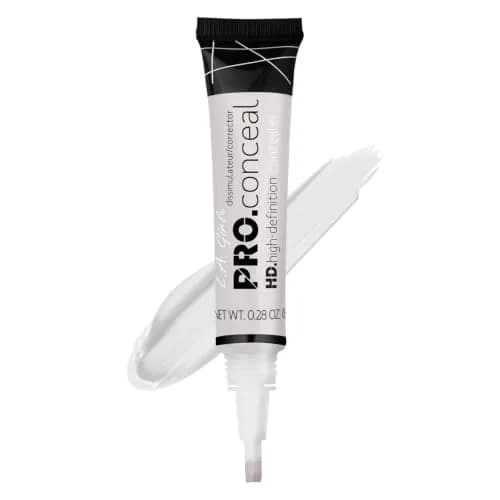 L.A. Girl HD Pro Conceal Corrector Flat White GC968 8.28ml (0.28 Fl Oz) | Professional Creamy Coverage thumbnail 3