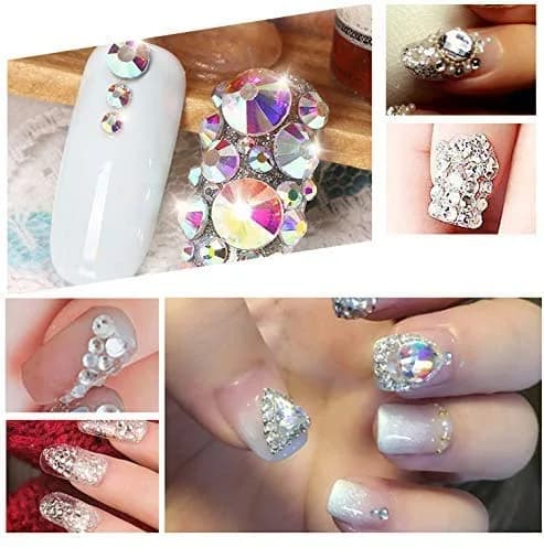 Onwon Clear Crystal Flat Back Rhinestones SS16 / 4mm | 1440 Pieces Glass Craft Gems thumbnail 3